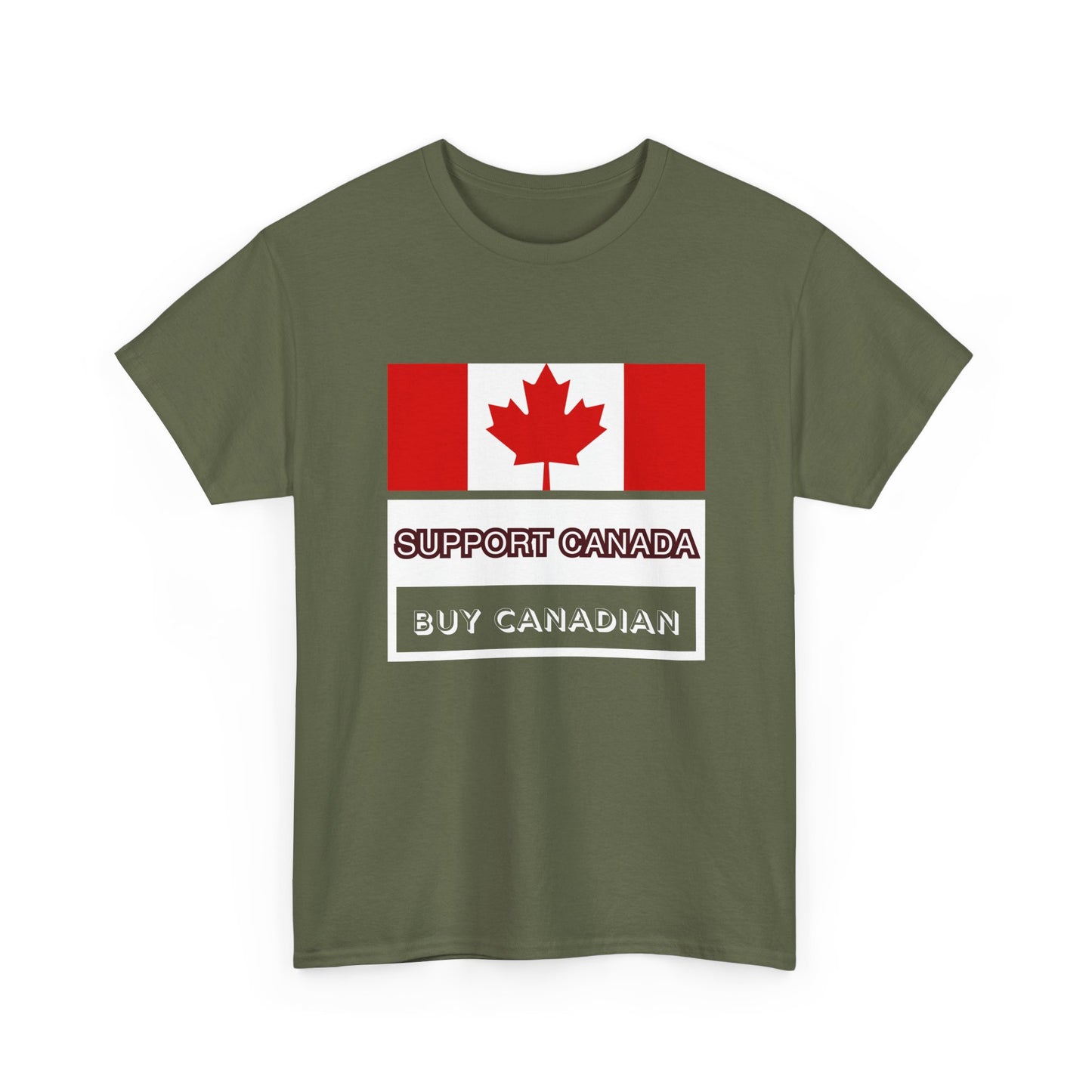 Made in Canada, Support Canada Buy Canadian Unisex Tee, Canadian Flag Apparel, Patriotic Gift, Maple Leaf Tee