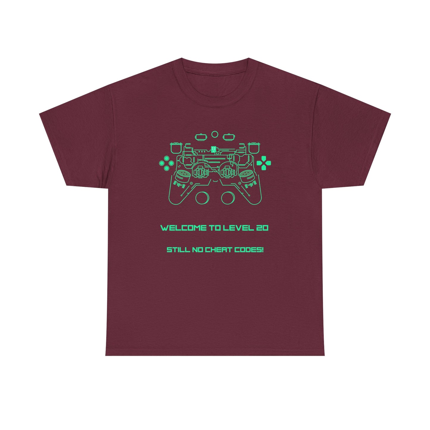 Gamer 20th Birthday Unisex Cotton Tee, 20th birthday shirt, level 20 unlocked, Turning 20 Birthday Gift, 20th birthday party Shirt