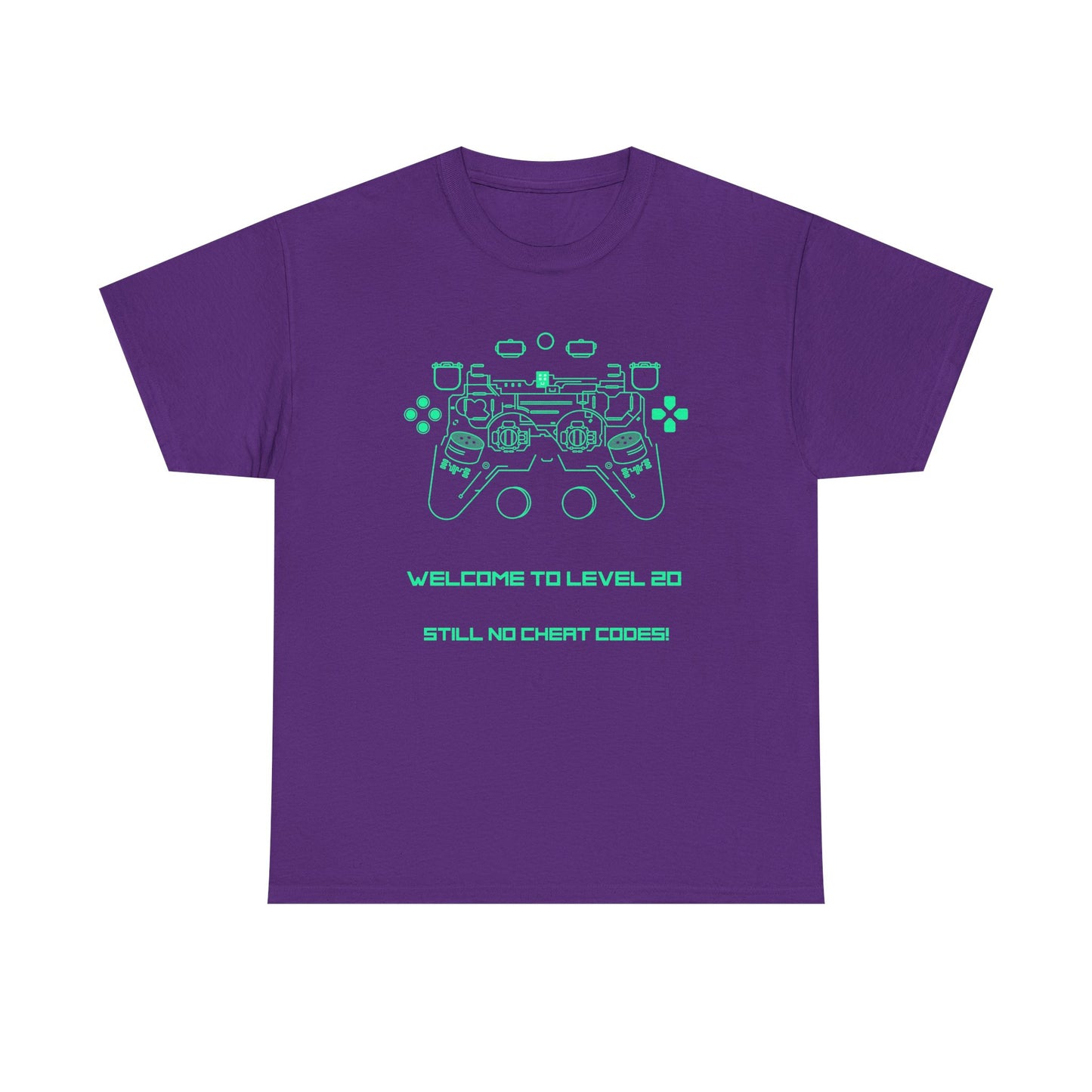 Gamer 20th Birthday Unisex Cotton Tee, 20th birthday shirt, level 20 unlocked, Turning 20 Birthday Gift, 20th birthday party Shirt