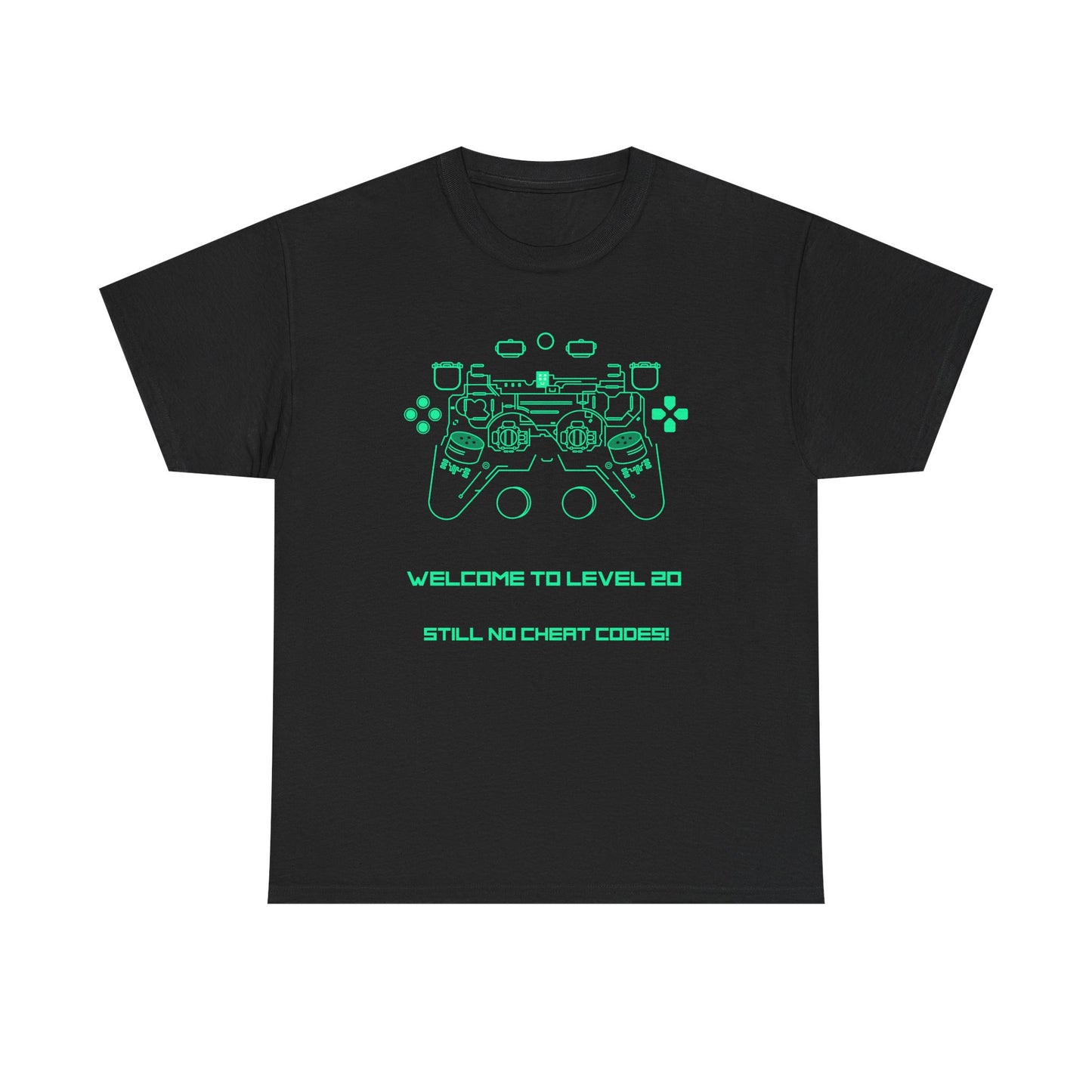 Gamer 20th Birthday Unisex Cotton Tee, 20th birthday shirt, level 20 unlocked, Turning 20 Birthday Gift, 20th birthday party Shirt