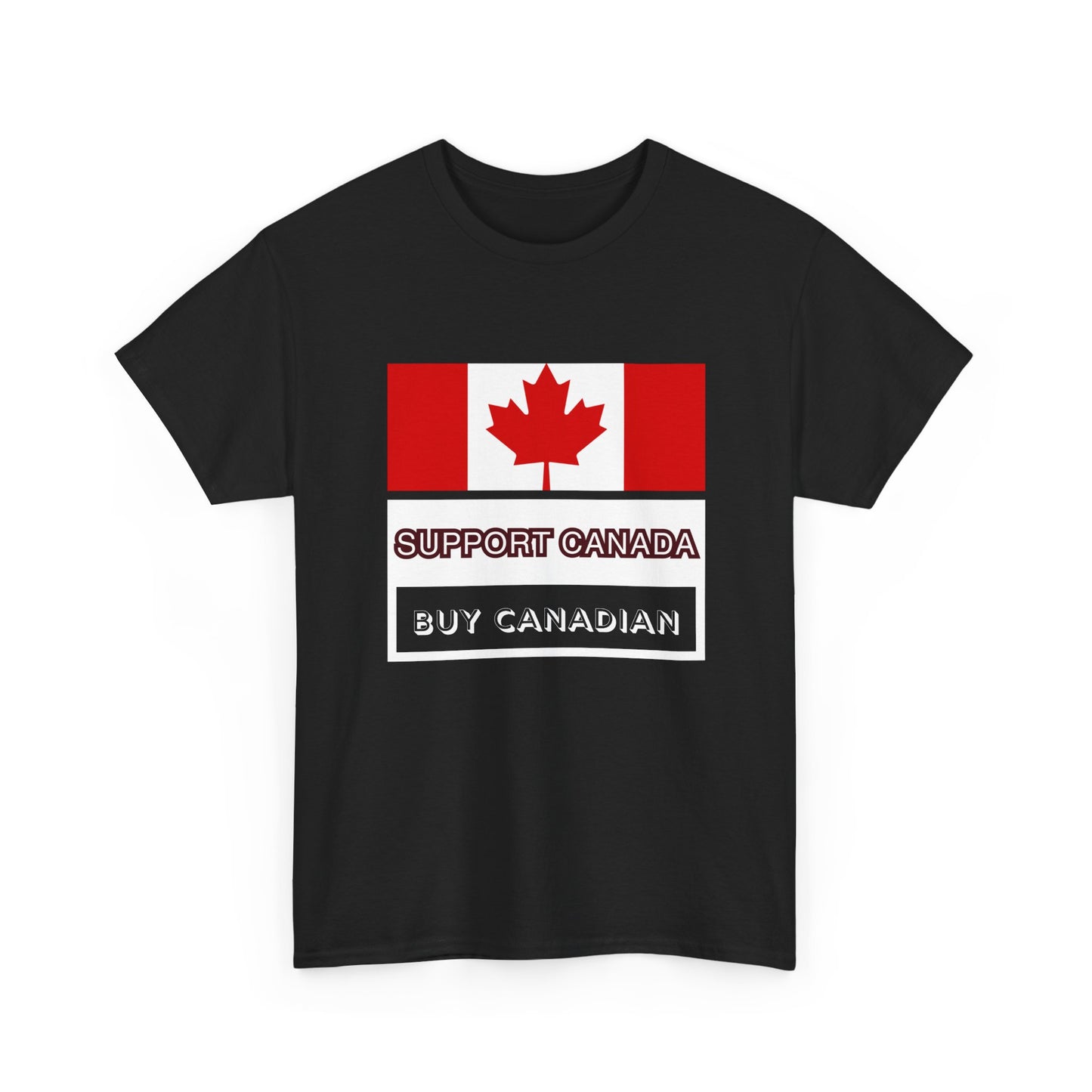 Made in Canada, Support Canada Buy Canadian Unisex Tee, Canadian Flag Apparel, Patriotic Gift, Maple Leaf Tee