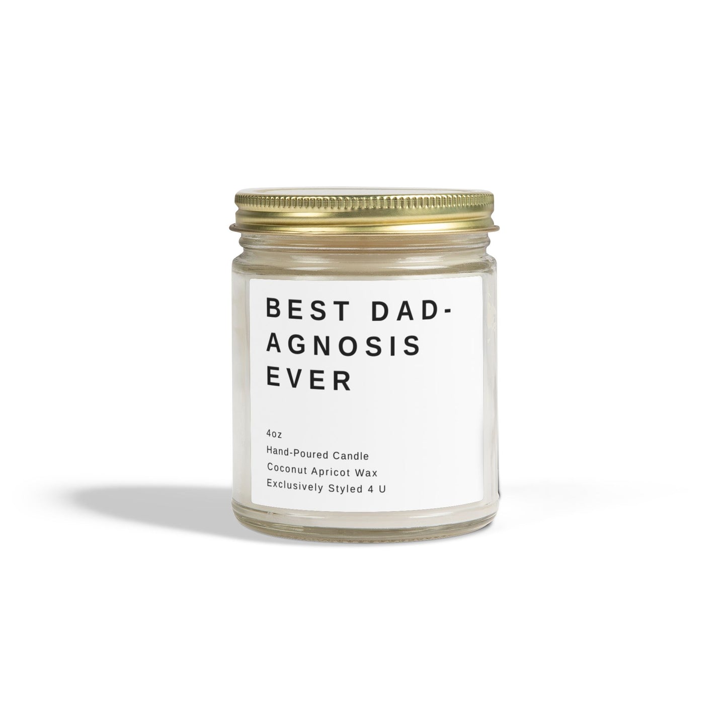 Funny Doctor Dad Gift Candle, Best Dad-agnosis Ever, Father's Day Gift for Physician, Medical Dad Present Scented Candles, Doctor Dad Humor