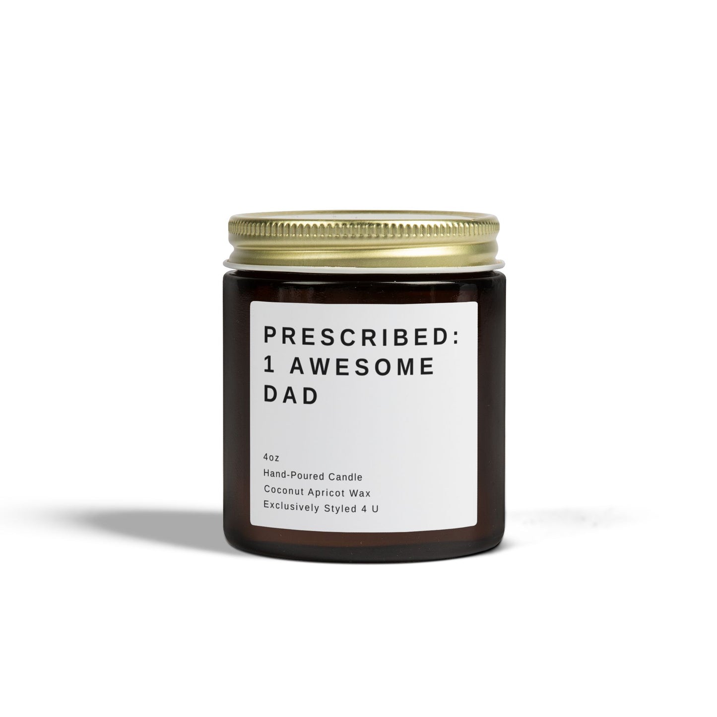 Funny Doctor Dad Gift Candle, Prescribed: 1 Awesome Dad, Fathers Day Gift for Physician Dad, Scented MD Candle, Funny Dad Gift for Doctor
