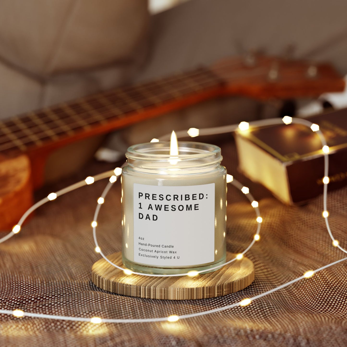 Funny Doctor Dad Gift Candle, Prescribed: 1 Awesome Dad, Fathers Day Gift for Physician Dad, Scented MD Candle, Funny Dad Gift for Doctor