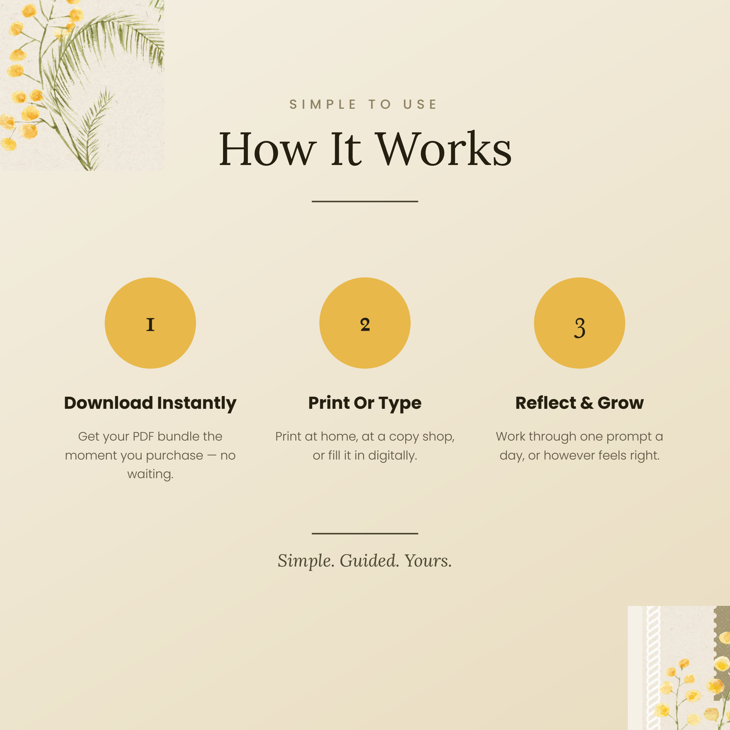 High Value Woman Journal — 100 Guided Self-Worth Prompts (Printable + Fillable PDF)