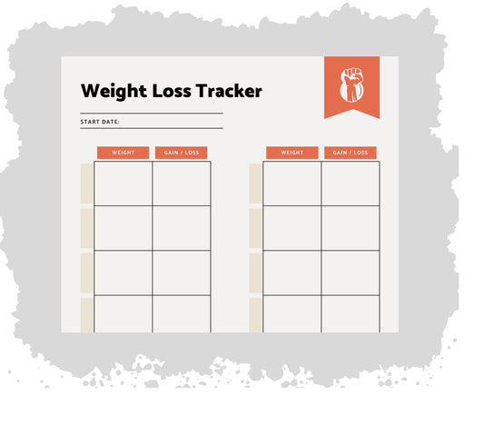 Weigh Loss Tracker, PRINTABLE Journal, Weight Loss Motivator, Health Tracker, Weight Loss Planner, Healthy Eating, Weight Loss Logging